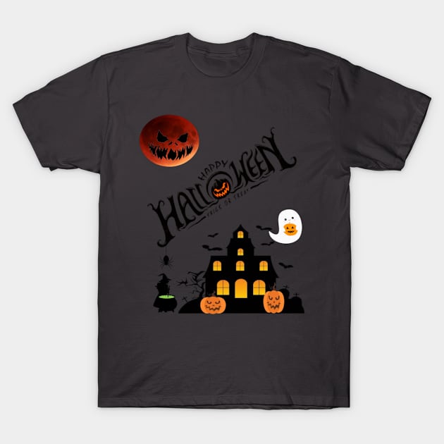 Happy Halloween T-Shirt by Michael Beeline